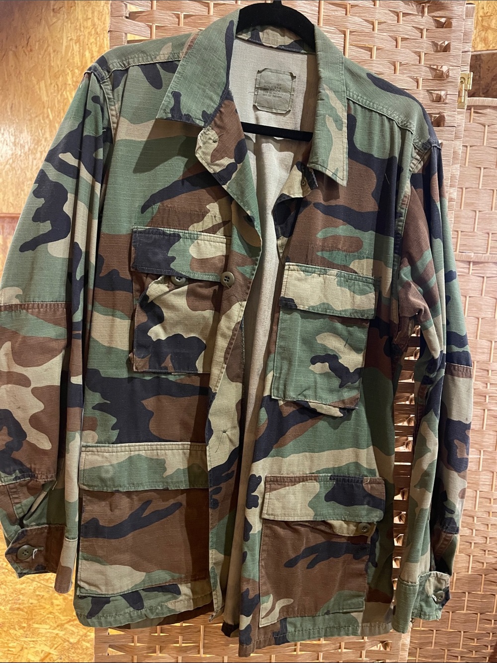Vintage Camouflage Field Jacket - Olive/Brown/Black